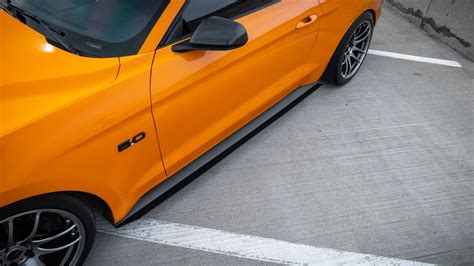 liquivinyl   ford mustang side skirts  function factory