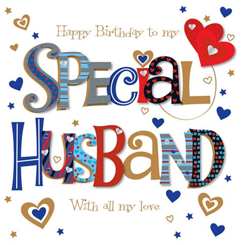 special husband happy birthday greeting card cards