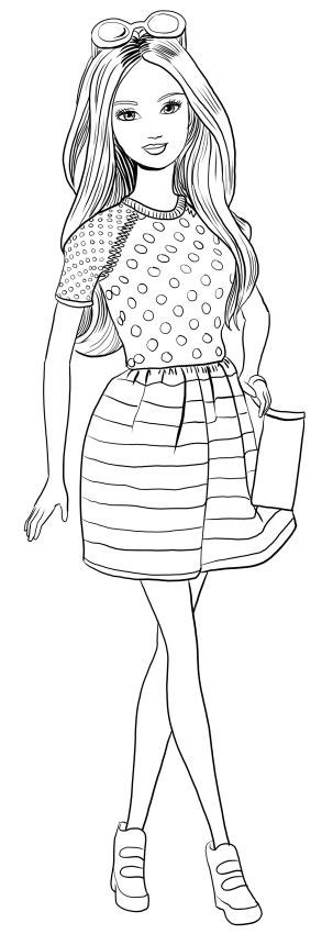 pin  marina  barbie coloring book barbie coloring pages cute