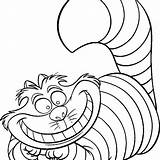 Cheshire Cat Coloring Pages Getcolorings sketch template