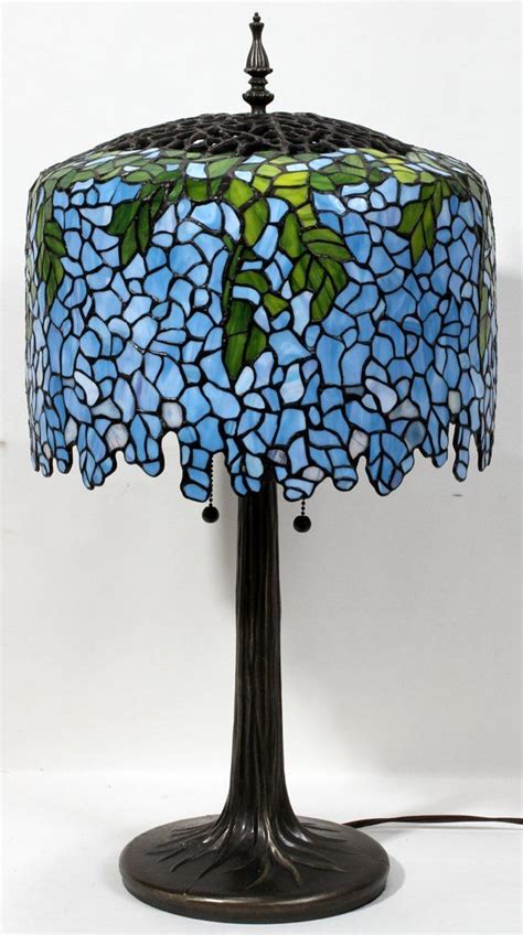 Wisteria Stained Glass Lamp 338 Wisteria Stained Glass Tiffany
