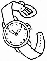 Reloj Pintar Pulsera Recortar Miscellaneous Orologio Vestir Prendas Ropa Malen Verschiedene Relojes Ausdrucken Rocna Ura Fichas Relogio Ausmalen Imagen Pobarvanke sketch template