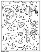 Educational Alley Classroomdoodles Affirmations Scouts A5 Coloringforkids Crayons sketch template