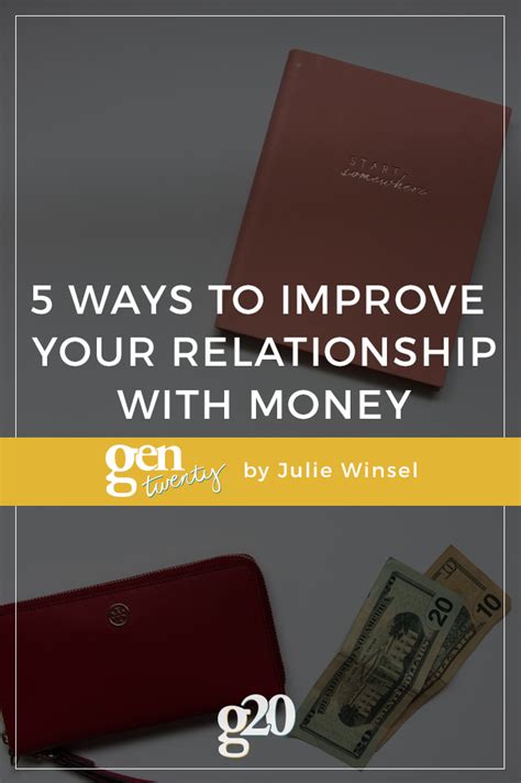 5 ways to improve your relationship with money in your 20s