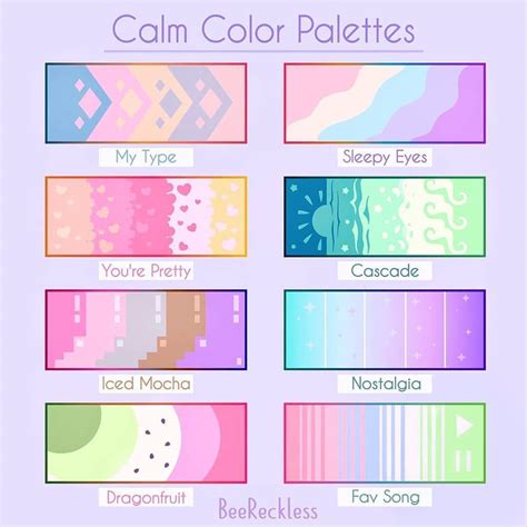 art tutorials  instagram calm colour palette    making