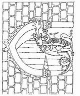 Kleurplaten Draken Draak Dragons Drachen Malvorlage Stimmen Stemmen sketch template