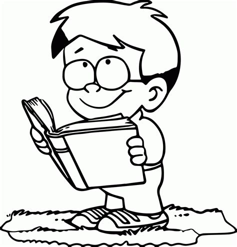 book coloring page coloring pages