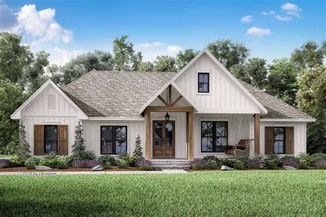 plan hz country craftsman house plan  split bedroom layout farmhouse style house