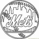 Mets York Coloring Logo Pages Sports Print Color Getcolorings Search Again Bar Case Looking Don Use Find Top Coloringpages101 Mlb sketch template