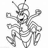 Maya Grasshopper Ausmalbilder Grashüpfer Happiest Philip Ultraman Grasshoppers Xcolorings Crickets Katydids 130k Clipartmag sketch template