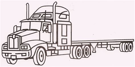 flatbed truck coloring page christopher myersas coloring pages images