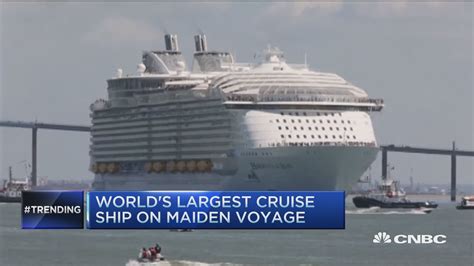 Worlds Largest Cruise To Embark On Maiden Voyage