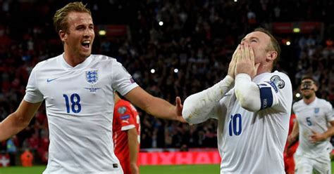 england 2 switzerland 0 man utd man wayne rooney becomes