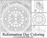 Pages Coloring Reformation Luther Martin Getcolorings sketch template
