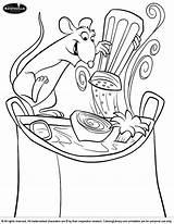 Coloring Ratatouille Remy Coloriages Cuisine Ludinet Livres Coloringlibrary sketch template