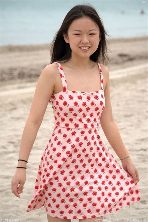Lulu Chu In A Short Dress With No Bra Or Panties On