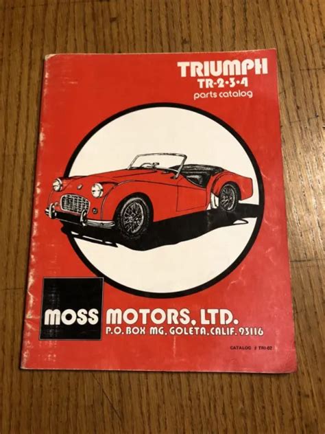 triumph tr   spare parts list catalog illustrated assembly