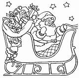 Coloring Christmas Pages Sled Coloringpages1001 sketch template