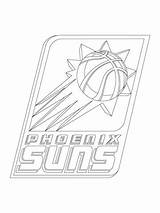 Coloring Logo Suns Phoenix Nba Pages Printable Cavaliers Cleveland Drawing Supercoloring Color Getdrawings Sports Categories sketch template