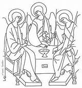 Trinity Holy Coloring Pages Getcolorings sketch template