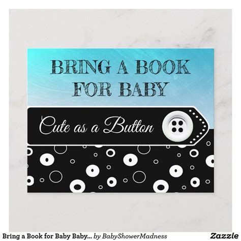 bring  book  baby baby shower card zazzlecom baby shower cards