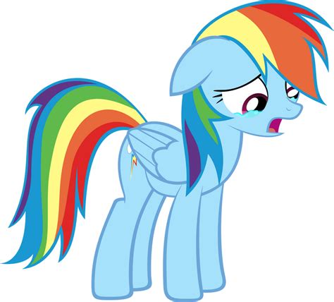 Crying Rainbow Dash By Hombre0 On Deviantart