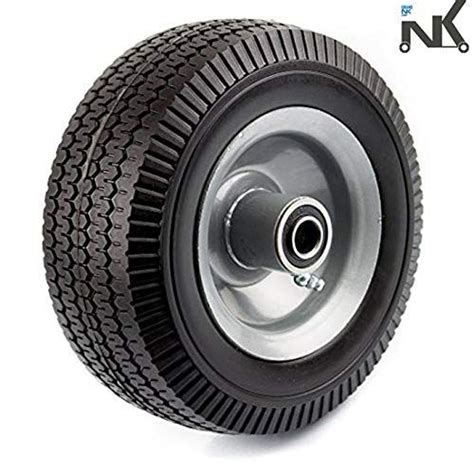 Nk Troy Safety Wff8 Heavy Duty 8 Inch Solid Rubber Flat