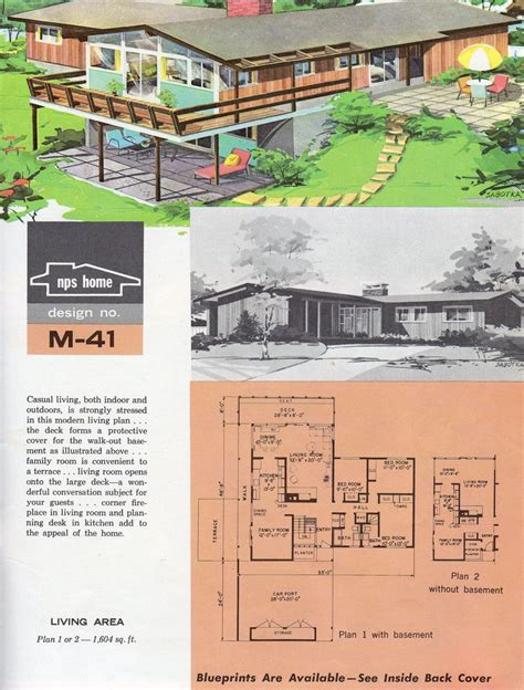 flickr vintage house plans mid century house house plans