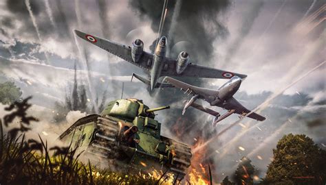 warplane tank video game war thunder hd wallpaper  maxim timofeev