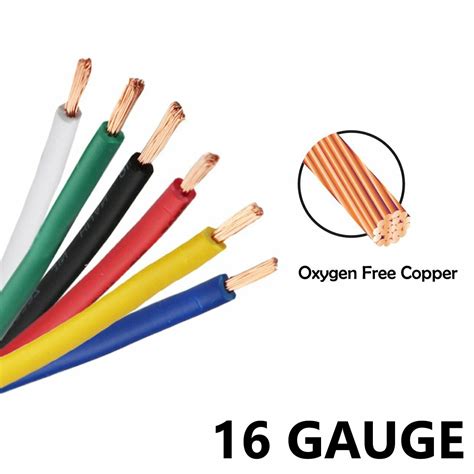 ft  ga gauge wire kit stranded pure copper power primary amp cable