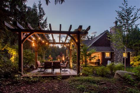 sensational rustic backyard designs