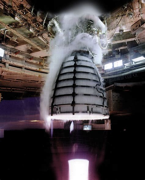 sls engine prepared   test stand rocketstem