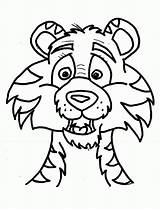 Tiger Coloring Face Pages Head Frank Lisa Animals Template Print Clipart Clipartbest Library Cartoon Xcolorings Clip Mask sketch template