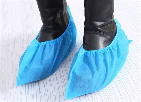 clean storm elastic ban disposable shoe cover blue xl  bootties