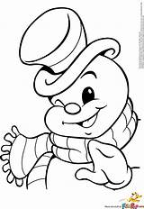 Christmas Snowman Snowmen Frosty Kids Para Coloring Pages Colorear Snow Winter Simple Colouring Sheets Pintar Wink Man Cards Print Holiday sketch template