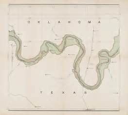 map  valley  red river  texas oklahoma  arkansas  meridian    west