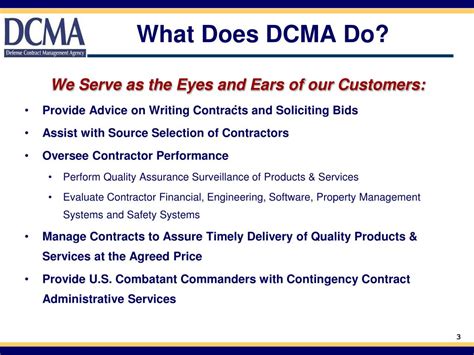 Ppt Presented By Acting Director Defense Contract Management Agency