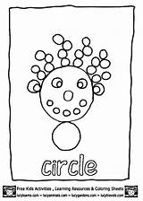 Circle Coloring Pages Color Shapes Shape Circles Head Worksheet Lego Sheets Library Clipart Popular Kids Template sketch template