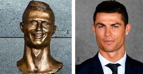 Ronaldo Bust Looks Nothing Like Ronaldo And The Internet Notices The