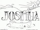 Joshua Ministry Adults Coloringhome sketch template