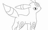 Umbreon Pokemon Getcolorings Colo sketch template