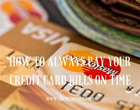 pay  credit card bills  time  wise coin