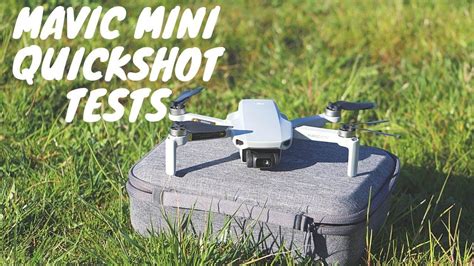 dji mavic mini quickshot modes circle helix dronie rocket quickshots
