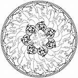 Halloween Mandala Poem Enjoy Could Below Also There Coloring sketch template