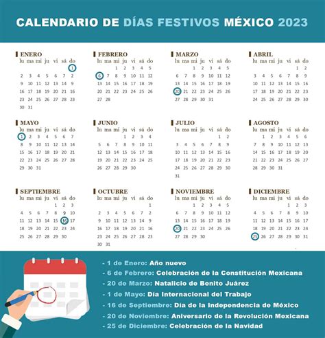 cuales son los dias festivos en mexico
