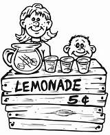 Lemonade Limonada Puesto Lemoniada Kolorowanki Cytryna Selling Dzieci Seahorse Desastre Infantiles Dibujospedia sketch template