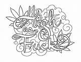 Coloring Weed Pages Popular sketch template