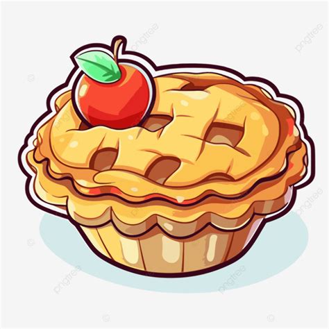 apple pie cartoon   slice  apple topper  apple pie logo