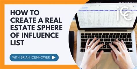 create  real estate sphere  influence list real estate
