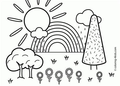 fall scenery coloring pages  getdrawings